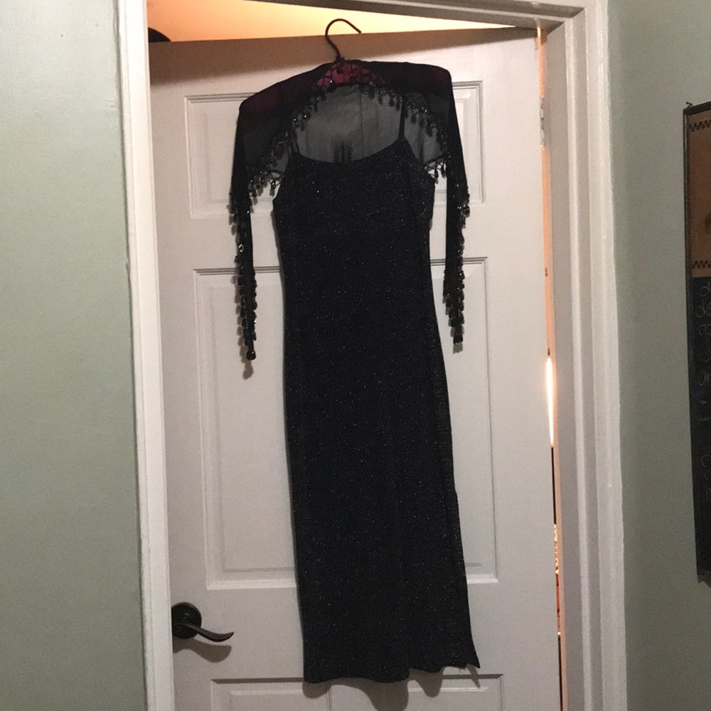 Evening sparkle mid length midi  dress